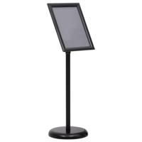 VidaXL Posterstandaard a4 aluminiumlegering zwart - thumbnail