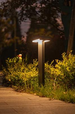 Staande buitenlamp grijs verstelbaar &apos;Conroy&apos; led lamp warm wit 3000k 71 cm - thumbnail