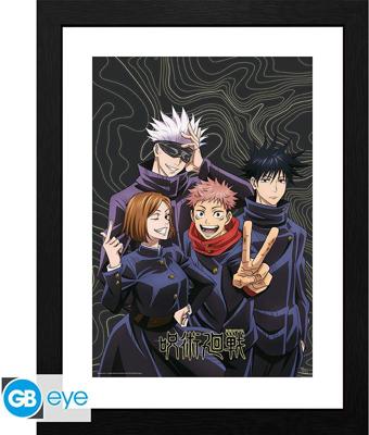 Jutjutsu Kaisen Framed Print - Team Picture
