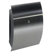 Albert Rvs brievenbusLetter Design 50cm grijs - 690770 - thumbnail