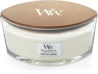 WoodWick white tea en jasmine ellipse candle - thumbnail
