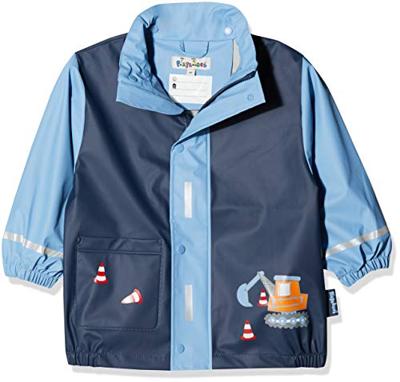 Playshoes regenjas Bouwwagen Marine-128