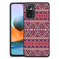 Xiaomi Redmi Note 10 Pro Back Case Aztec Paars - thumbnail