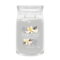 Yankee Candle smoked vanilla & cashmere signature large jar - thumbnail