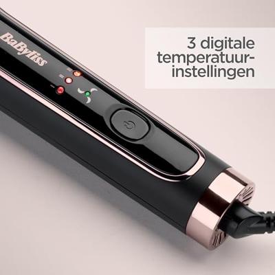 BaByliss Curl Styler Luxe Krultang Warm Zwart, Roségoud 32 W 2,5 m