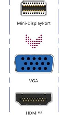 Hama Video-adapter 2in1 Mini-DisplayPort-st. - VGA & HDMI™-aansl. Ultra-HD 4K