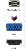 Hama Video-adapter 2in1 Mini-DisplayPort-st. - VGA & HDMI™-aansl. Ultra-HD 4K - thumbnail