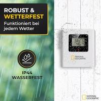 NATIONAL GEOGRAPHIC VA kleuren weerstation 4 meetbereiken zwart - thumbnail