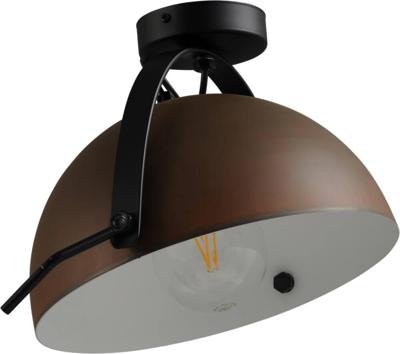 Masterlight Landelijke plafondlampLarino 30 roestbruin met wit - 5199-25-06-B