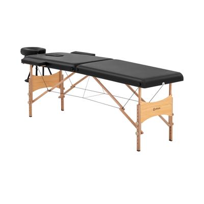 massagetafel inklapbaar - extra breed (70 cm) - kantelbare hoofd- en voetensteun - beukenhout - zwart massagetafel inklapbaar - extra breed (70 cm) - kantelbare hoofd- en voetensteun - beukenhout - zwart