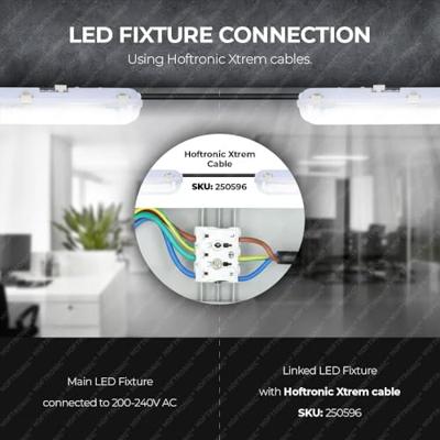 LED TL armatuur 60cm dubbel - T8 (G13) - 18 Watt 2520 lumen (140lm/W) - 4000K neutraal wit (840) - Koppelbaar - Flikkervrij - IP65 Waterdicht - LED TL Lamp LED TL armatuur 60cm dubbel - T8 (G13) - 18 Watt 2520 lumen (140lm/W) - 4000K neutraal wit (840) - Koppelbaar - Flikkervrij - IP65 Waterdicht - LED TL Lamp