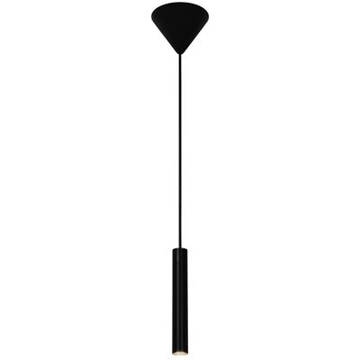Zwarte hanglamp met ingebouwde LED lichtbron Nordlux Omari