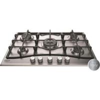 HOTPOINT PNN 751 IX - Gaskookplaat - 5 branders - 10,5kW - L75 x D51cm - Roestvrijstalen coating - Roestvrij staal - thumbnail