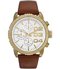 Horlogeband Diesel DZ5328 Leder Bruin 22mm