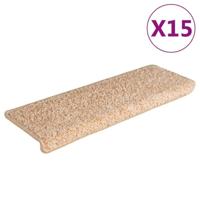 Trapmatten 15 st 65x21x4 cm goudkleurig - thumbnail