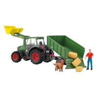 SCHLEICH - Tractor met aanhanger - 42608 - Farm World assortiment - thumbnail