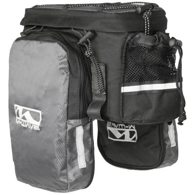 M-Wave Uitklapbare tas Amsterdam 16L zwart/grijs