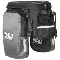 M-Wave Uitklapbare tas Amsterdam 16L zwart/grijs - thumbnail