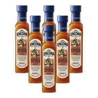 Encona - West Indian Papaya Hot Pepper Sauce - 6x 142ml - thumbnail
