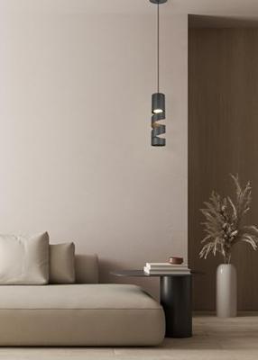 Trio Koker hanglampStream Ø 8cm - zwart - 364000132