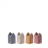 Bloemenvaas huisje Amsterdam S 3x3x6cm - thumbnail