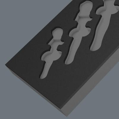 Wera 9834 Schuimrubberen Inzetstukken | Zonder gereedschap - 05137334001 Wera 9834 Schuimrubberen Inzetstukken | Zonder gereedschap - 05137334001