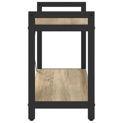 Boekenkast Sonoma eiken 80 x 30 x 48.5 cm Bewerkt hout