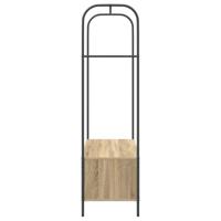 Kledingrek met opslag Bruin 100 x 44 x 160 cm Bewerkt hout - thumbnail