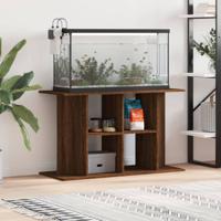 VidaXL Aquariumstandaard 100x40x60 cm bewerkt hout bruin eikenkleur - thumbnail