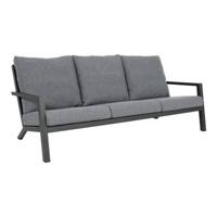Down Town 3-persoons loungebank aluminium antraciet - thumbnail