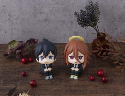 Chainsaw Man The Movie: Reze Arc Look Up PVC Statue Aki Hayakawa Smile Ver. & Angel Devil Set (with gift) 11 cm