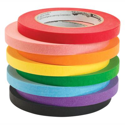 Colorations - afplaktape 8 kleuren - 55 meter per kleur Colorations - afplaktape 8 kleuren - 55 meter per kleur
