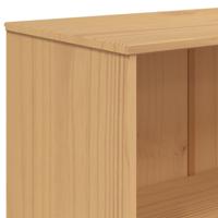 Boekenkast 4-laags OLDEN massief grenenhout grijs en bruin - thumbnail