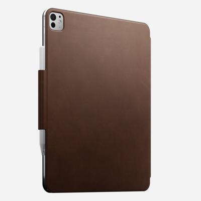 Nomad Modern Leather Folio case iPad Pro 13 inch (2024/M4) Bruin
