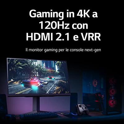LG 27GR93U-B 27 Ultra HD 144Hz IPS monitor - thumbnail