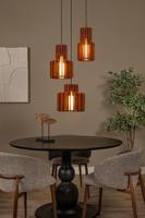 Lucide ROLLO - Hanglamp - 3xE27 - Terracotta - thumbnail