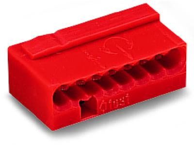 WAGO 243-808 Lasklem Flexibel: 0.6- Massief: 0.8-0.8 mm² Aantal polen: 8 1 stuk(s) Rood Piece
