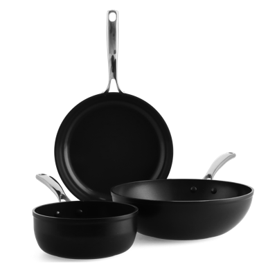 BK Superior Ceramic Wokpan 30 cm Zwart