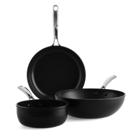 BK Superior Ceramic Wokpan 30 cm Zwart - thumbnail