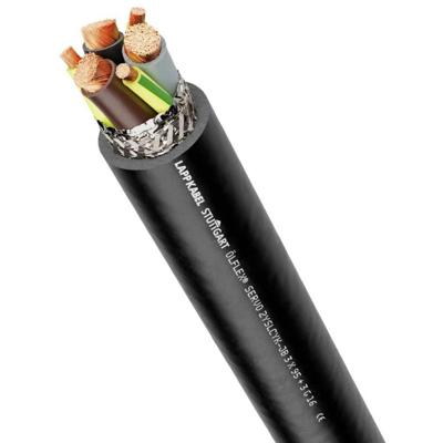 LAPP 0036445/1000 Aansluitkabel ÖLFLEX® SERVO 2YSLCY-JB 3 x 25 mm² + 3 G 4 mm² Zwart 1000 m