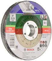 Bosch Accessories A 30 S BF 2609256332 Doorslijpschijf gebogen 115 mm 5 stuk(s) Metaal - thumbnail
