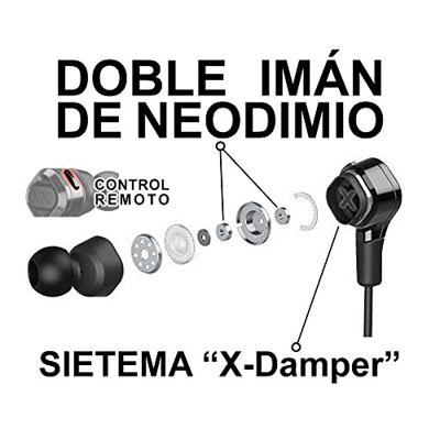 JVC HA-FR100X-in-ear hoofdtelefoon zilver