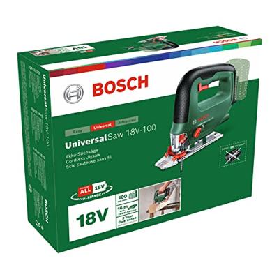 Bosch Groen UniversalSaw 18V-100 Accu Decoupeerzaag | 18V | Excl. accu en lader - 0603011100 - thumbnail