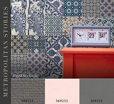 Livingwalls Metropolitan Stories grijs behang | 369121