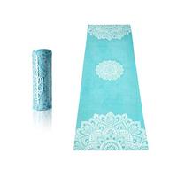Yoga Design Lab Yogamat Handdoek - Mandala Turkoois - thumbnail