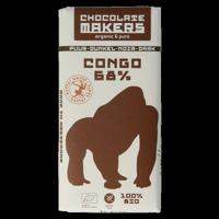 Chocolatemakers Gorilla bar 68% puur bio 80 Gram - thumbnail