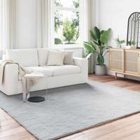 Nep Konijnenbont Tapijt Olite Grijs 240 x 240 cm Polyester - thumbnail