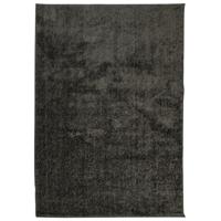 Vloerkleed hoogpolig glanzend 160x230 cm antracietkleurig - thumbnail