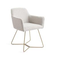 Jesper Home Eetkamerstoel 'Hofu' Beehive Gold, kleur Checkers Charm - thumbnail