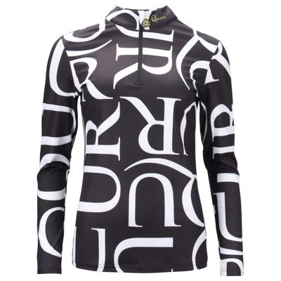 Trainingsshirt Quur Qdante, XS in zwart/wit